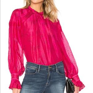 NWT Aje/Revolve Tamarics Blouse Sz Medium